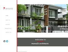 Tablet Screenshot of manusaarchitects.com